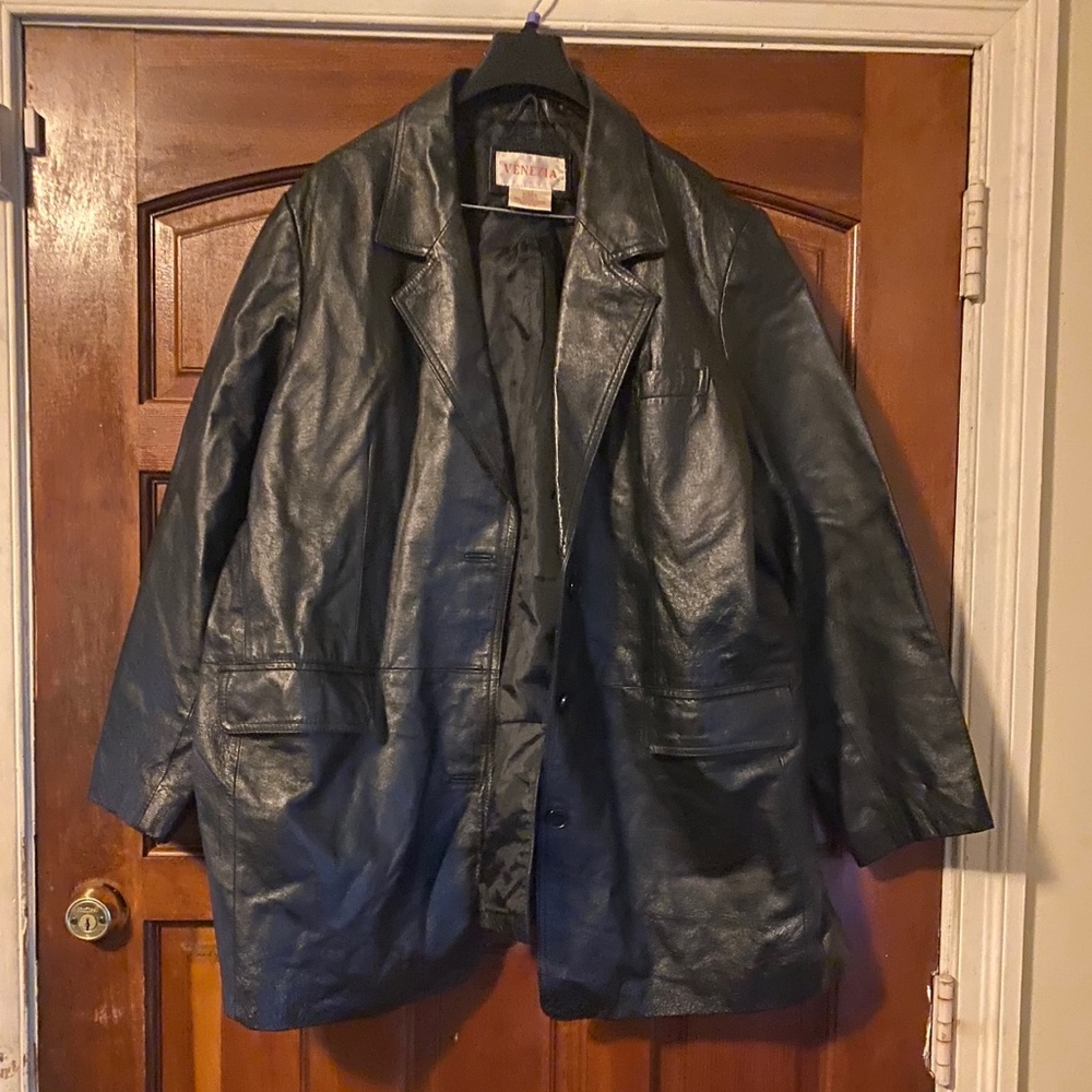 Leather Blazer